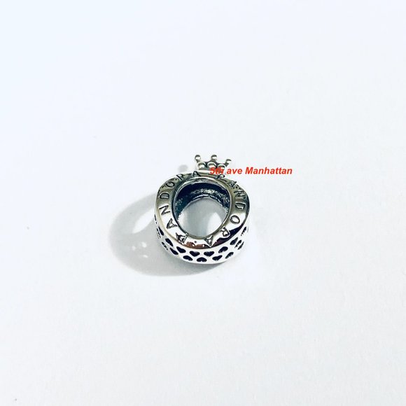 Brand New Authentic Pandora Silver Crown O Charm / Charm For Pandora Bracelets - Picture 3 of 4